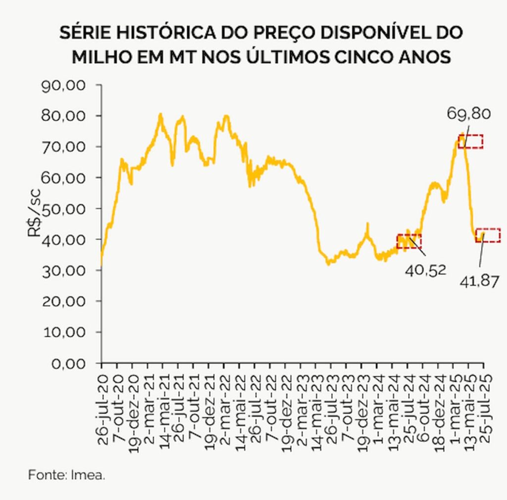 Volatilidade no milho sob pressão do mercado financeiro