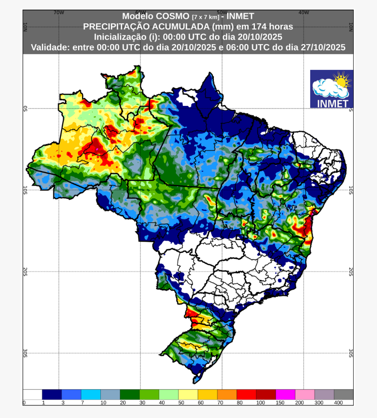previsão do tempo