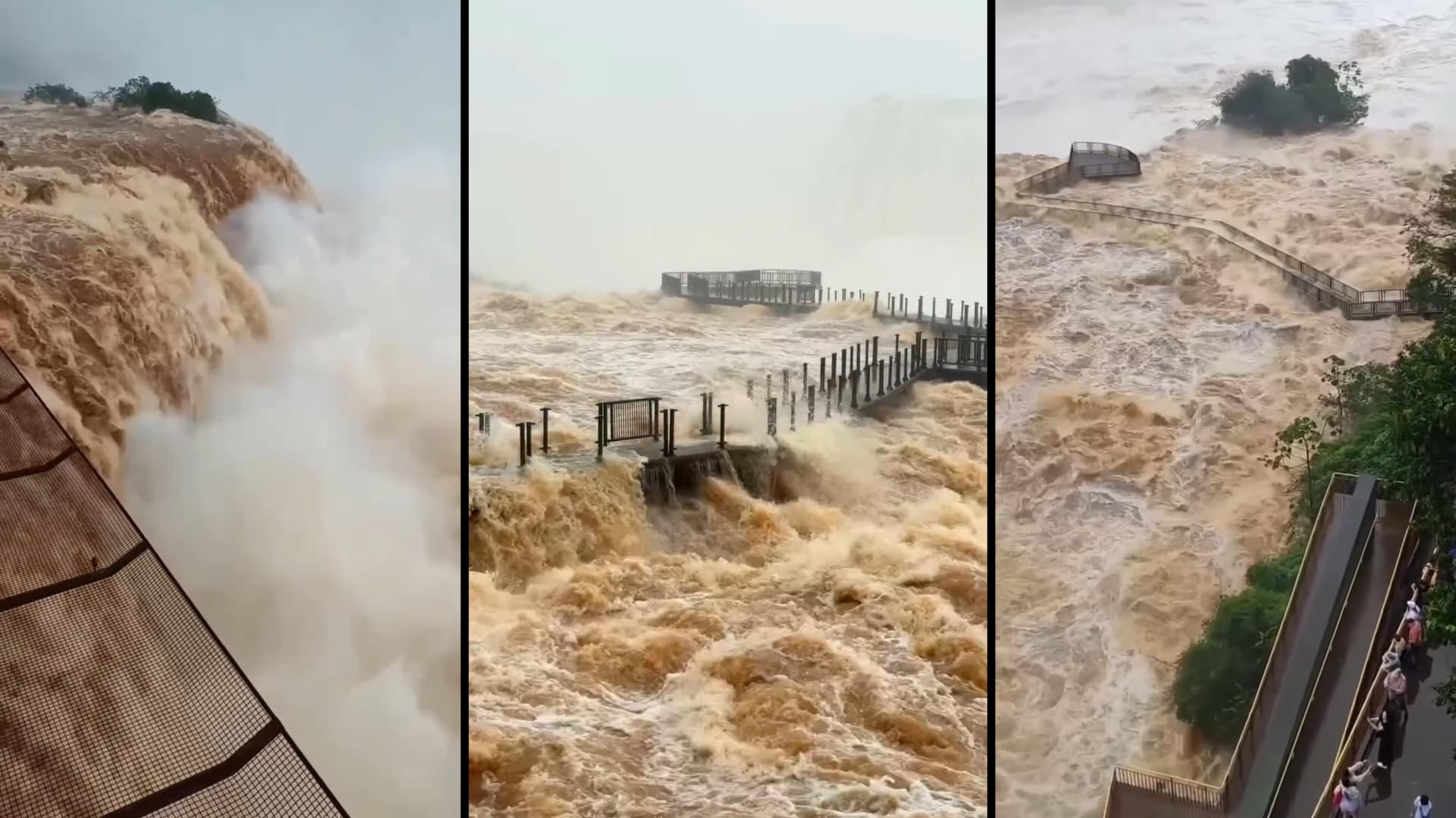 Cataratas do Iguaçu chegam a 16 milhões de litros por segundo, 10x maior que a média